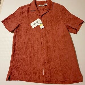Men’s Original Penguin Dusty Rose Button Down Casual Shirt sz M